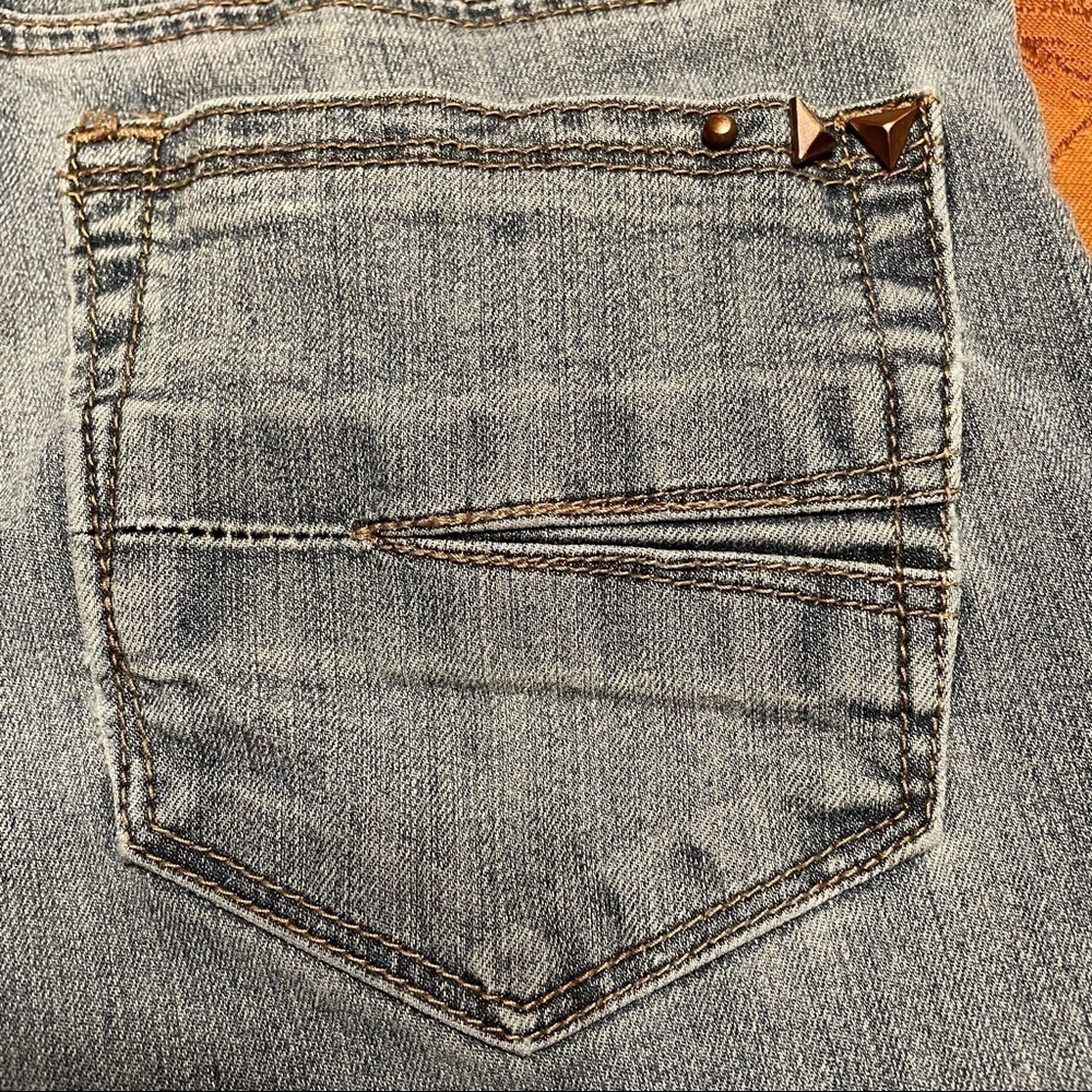 h&g Skinny Straight Jeans Size 7 Stretch Denim Mid Rise Blue - Picture 8 of 9